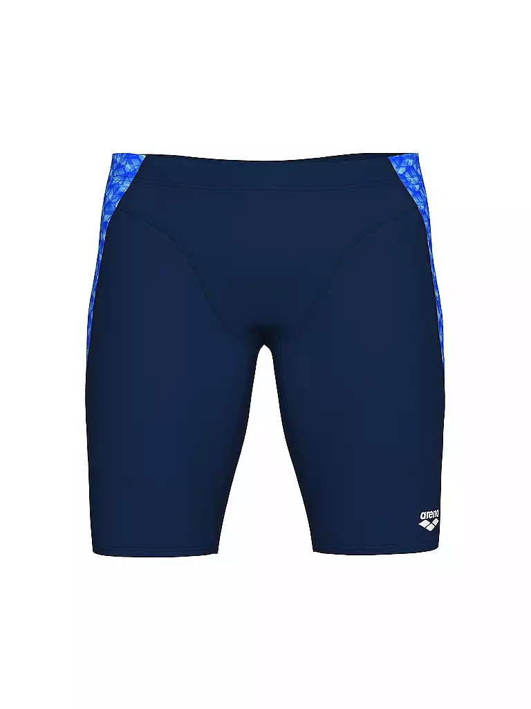 ARENA | Beinbadehose Monogram da uomo | Blu scuro