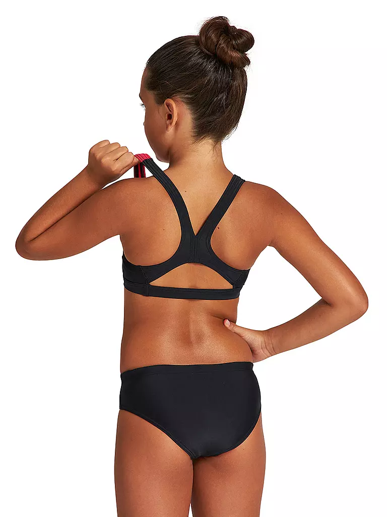 ARENA | Bikini da ragazza Thrice Two Pieces | Nero