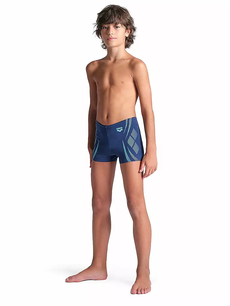 ARENA | Costume da bagno a pantaloncino per bambini Poseidonia | Blu scuro