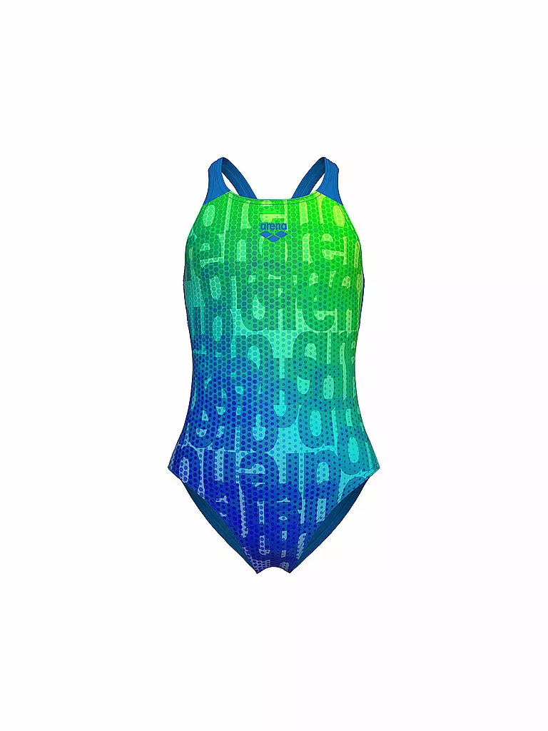 ARENA | Costume da bagno da ragazza multicolore | Blu