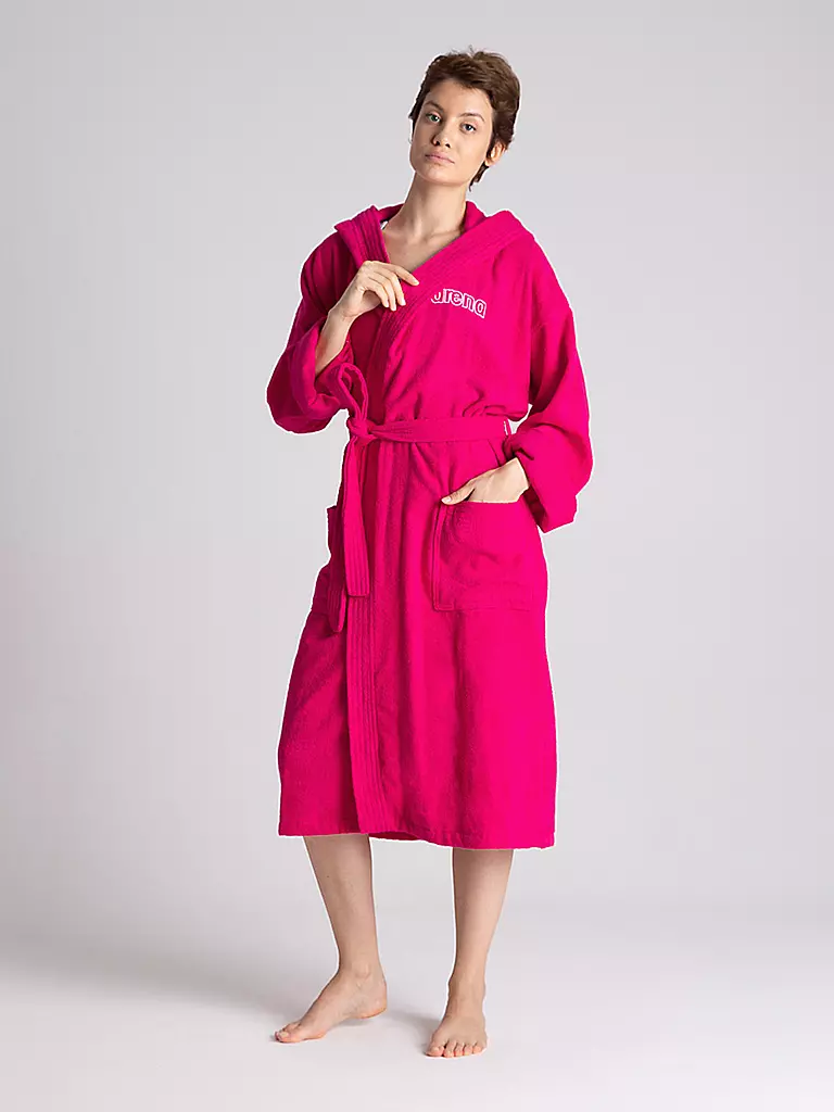 ARENA | Damen Bademantel Zeppelin Light | Fucsia