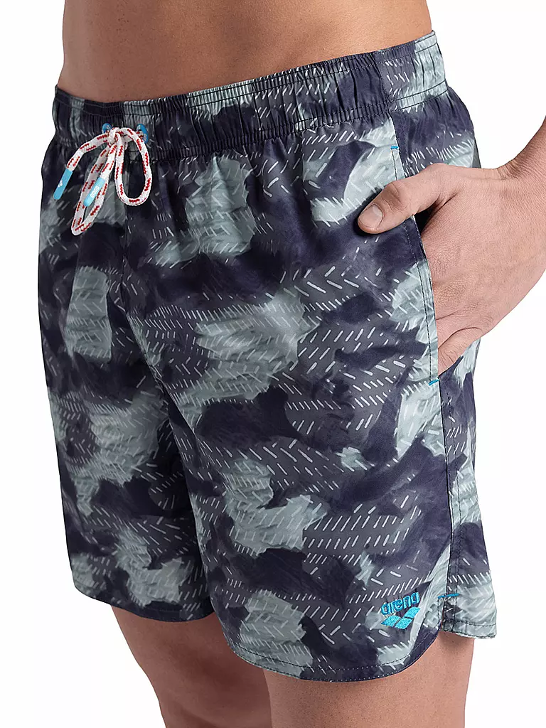 ARENA | Herren Badeshort Beach Boxer Allover | Multicolore