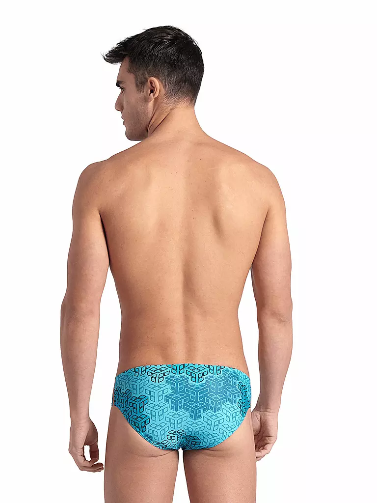 ARENA | Herren Badeslip Camo Kikko | Blu scuro