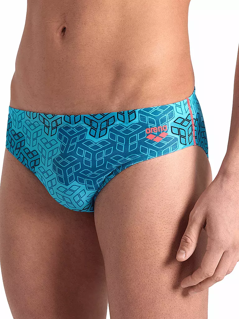 ARENA | Herren Badeslip Camo Kikko | Blu scuro