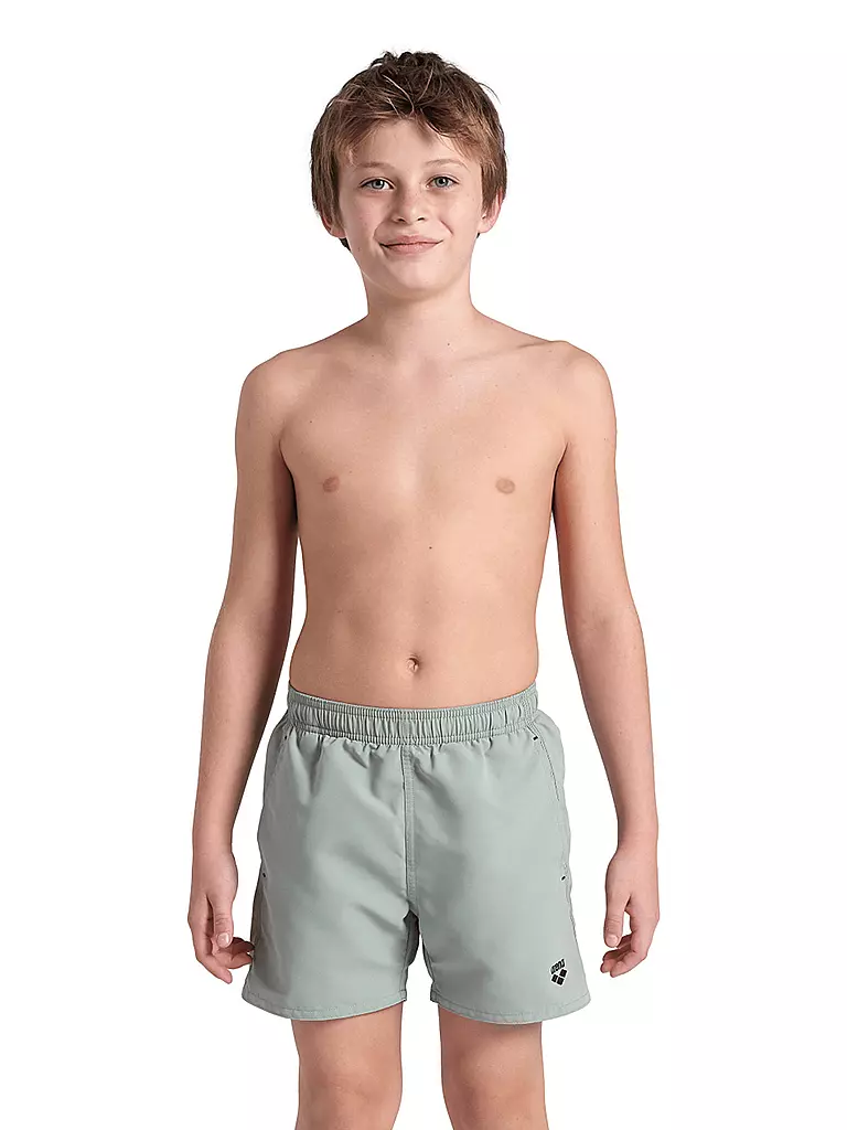 ARENA | Jungen Badeshort Boxer Solid | Verde chiaro
