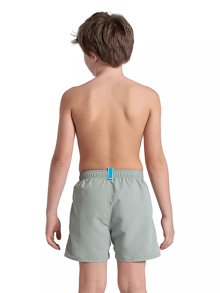 ARENA | Jungen Badeshort Boxer Solid | Verde chiaro