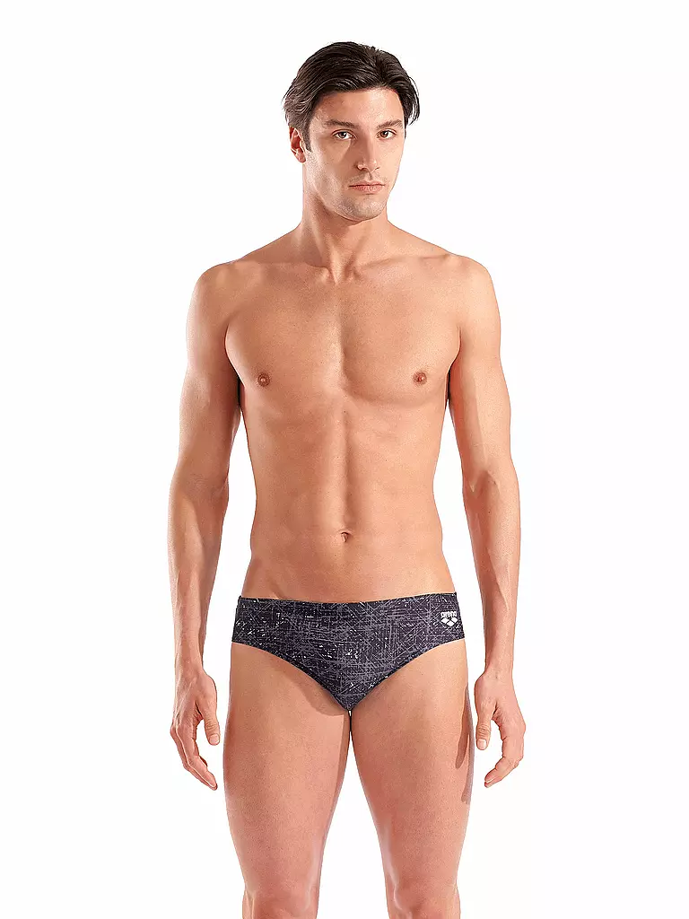 ARENA | Slip da bagno da uomo Ribbed | Nero