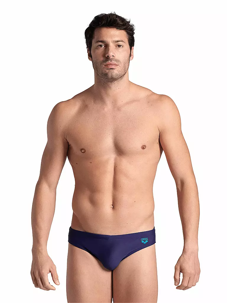 ARENA | Slip da bagno da uomo Santamarias R | Blu scuro