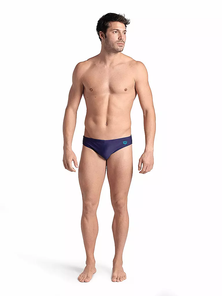 ARENA | Slip da bagno da uomo Santamarias R | Blu scuro