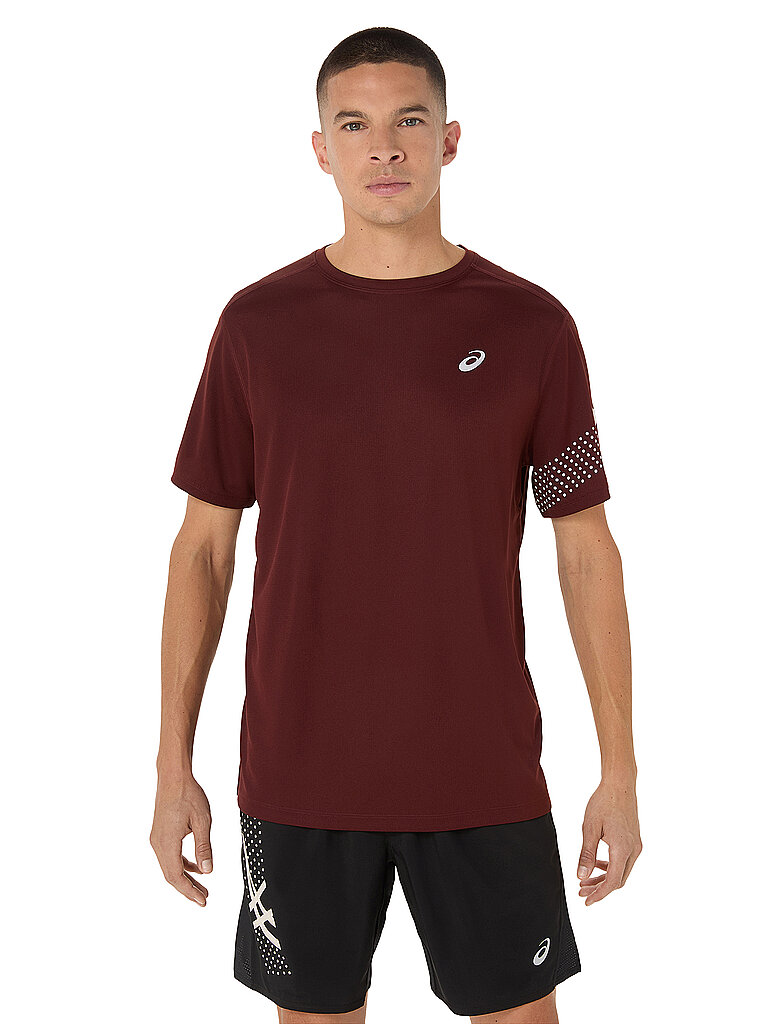 Maglietta da running da uomo Icon rosso scuro XL
