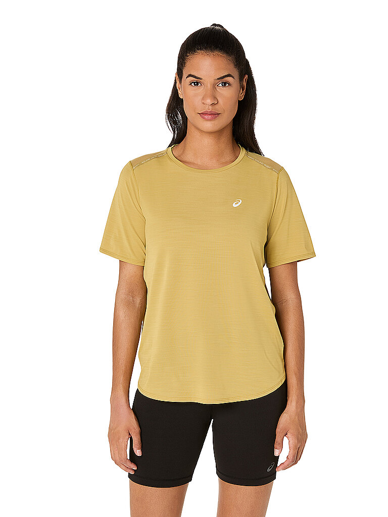 Maglietta da running da donna Road SS Top senape M