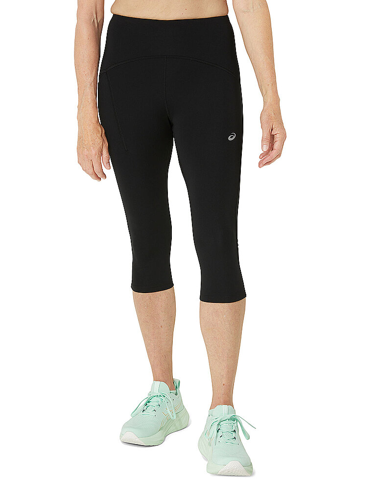 Lauftight Capri da donna Road a vita alta nero M