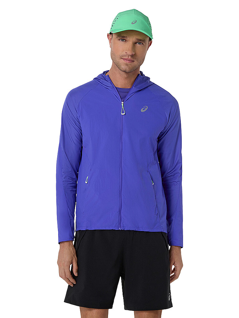 Giacca da running da uomo Road Packable blu M