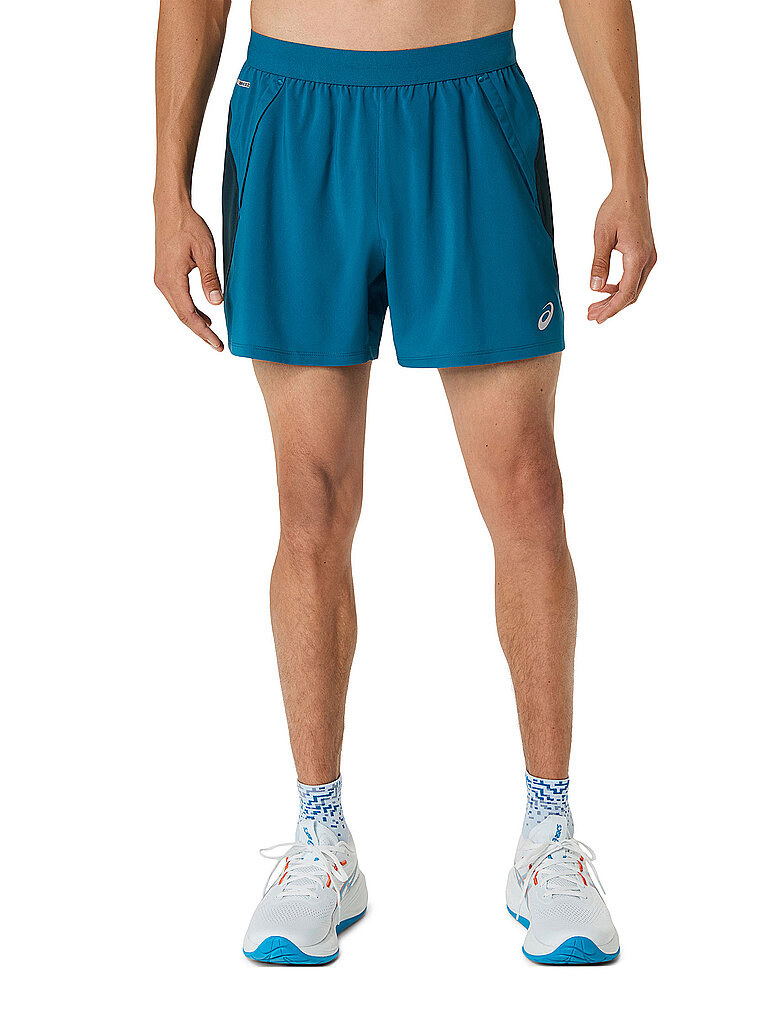 Pantaloncini da running da uomo Road 5 pollici petrolio L