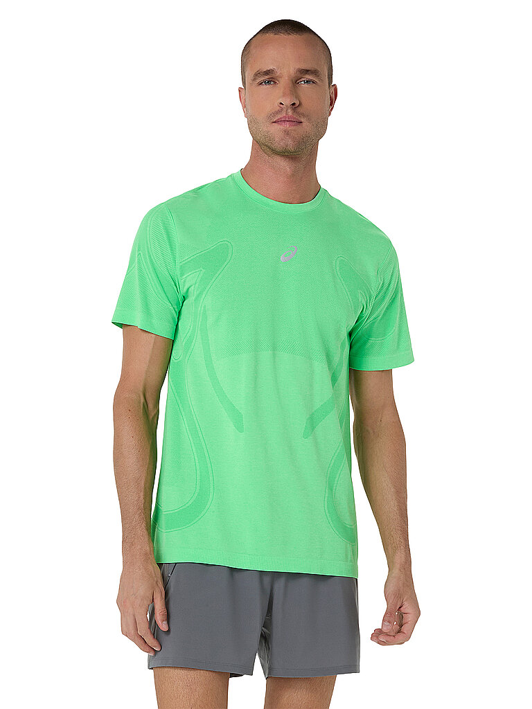Maglietta da running da uomo Road Seamless verde M