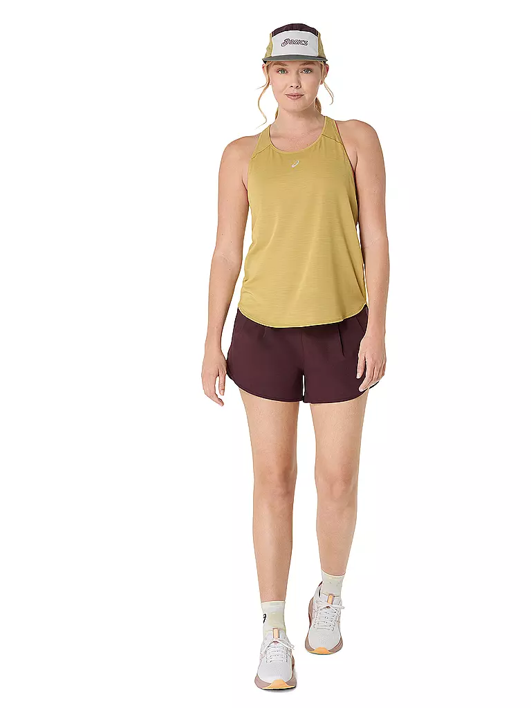 ASICS | Canotta da running Road da donna | Senape