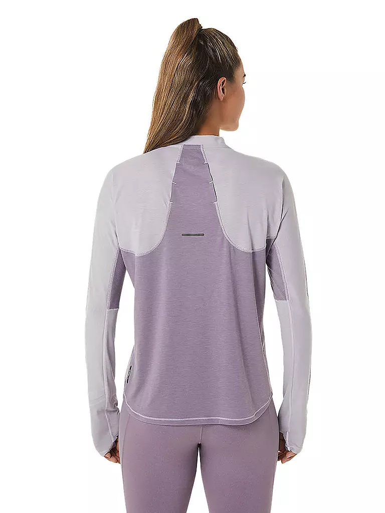 ASICS | Damen Laufshirt METARUN™ 1/2 Zip LS | Lilla