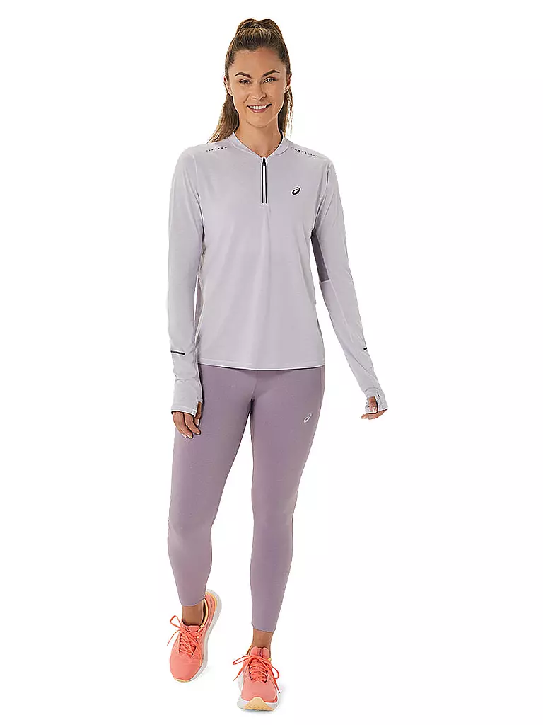 ASICS | Damen Laufshirt METARUN™ 1/2 Zip LS | Lilla