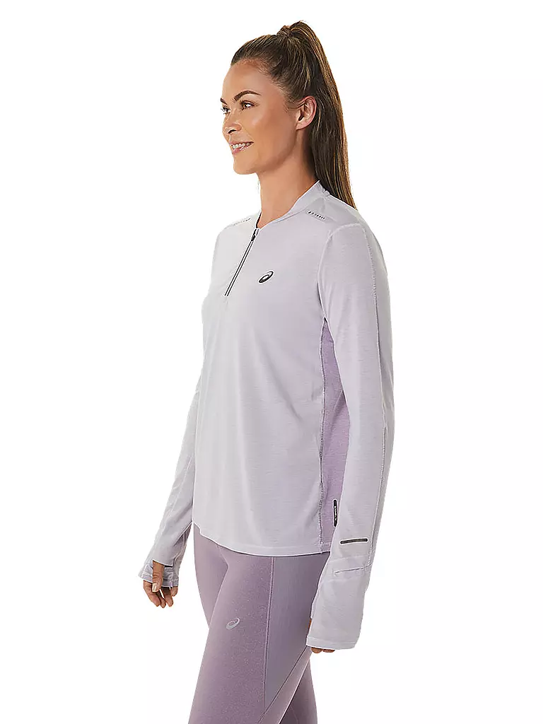 ASICS | Damen Laufshirt METARUN™ 1/2 Zip LS | Lilla