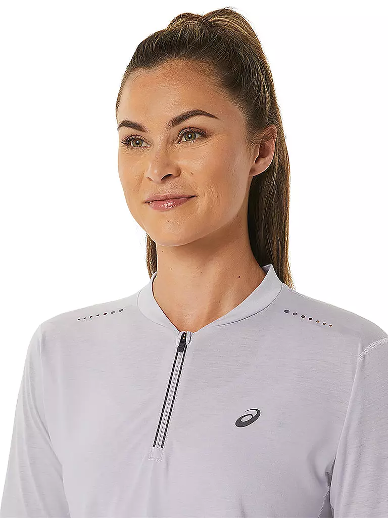 ASICS | Damen Laufshirt METARUN™ 1/2 Zip LS | Lilla