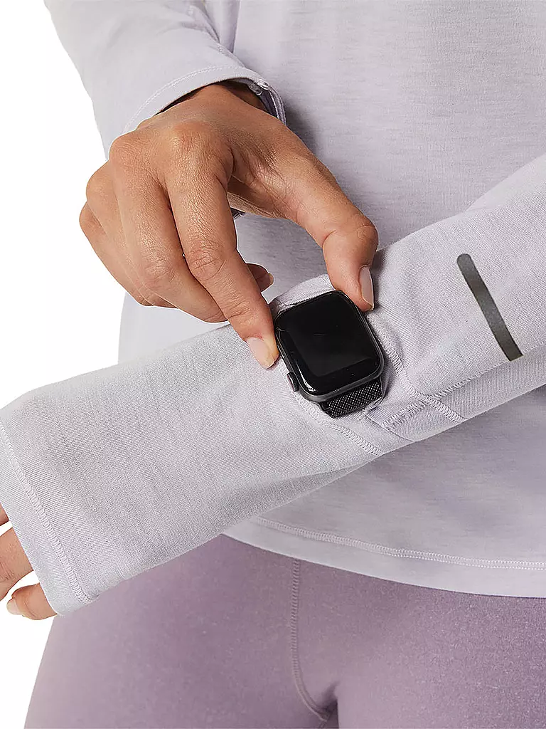 ASICS | Damen Laufshirt METARUN™ 1/2 Zip LS | Lilla