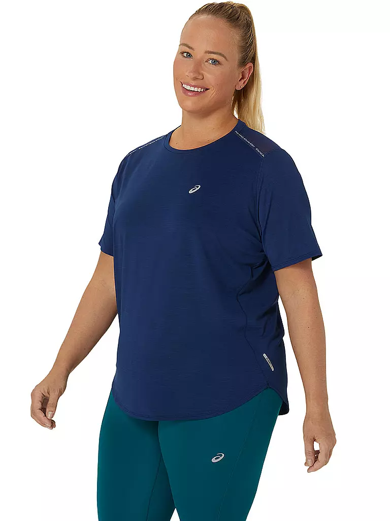 ASICS | Damen Laufshirt Road SS Top | Blu scuro