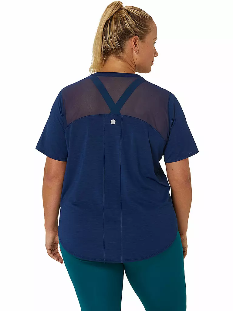 ASICS | Damen Laufshirt Road SS Top | Blu scuro