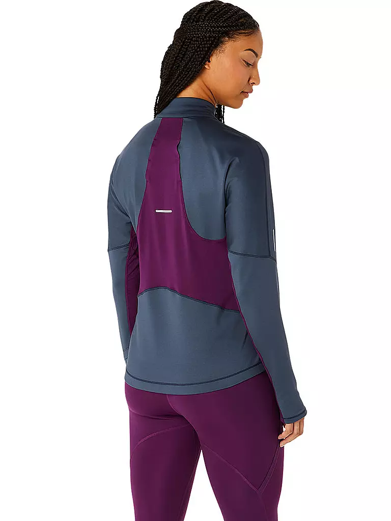ASICS | Damen Laufshirt Winter Run 1/2 Zip | Lilla