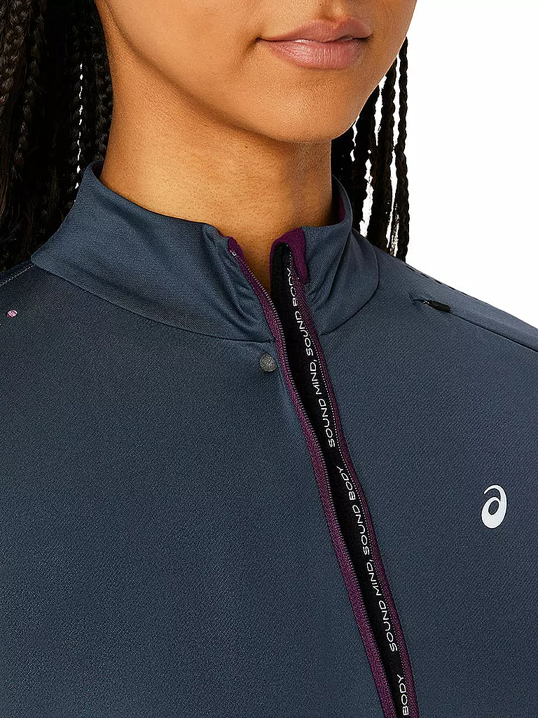 ASICS | Damen Laufshirt Winter Run 1/2 Zip | Lilla
