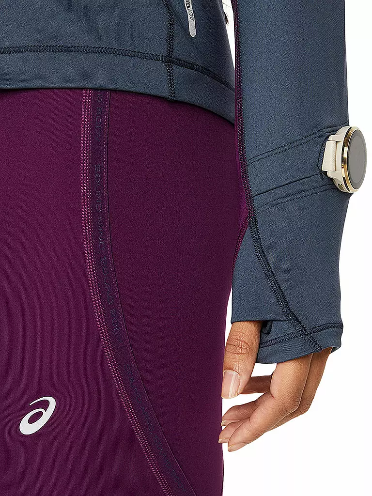 ASICS | Damen Laufshirt Winter Run 1/2 Zip | Lilla