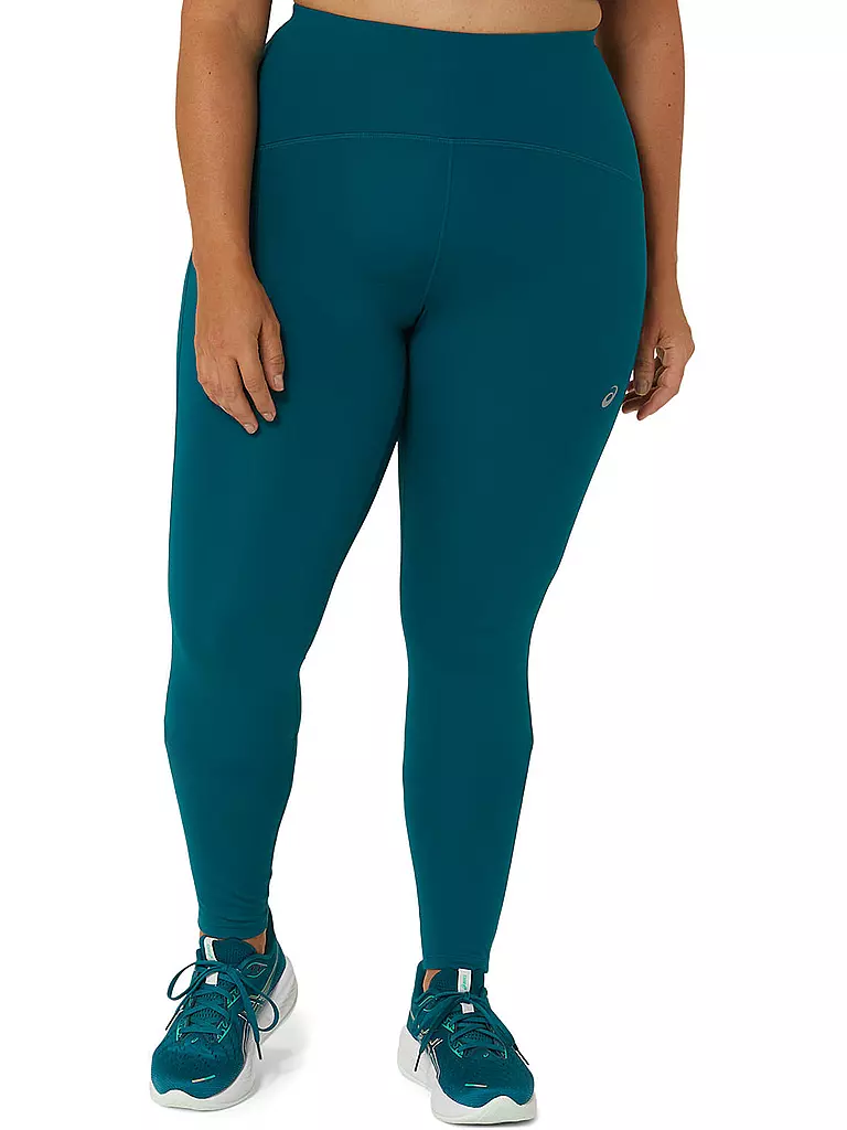 ASICS | Damen Lauftight Road High Waist | Verde scuro