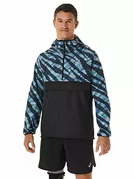 ASICS | Herren Laufjacke Wild Camo Anorak | Blu