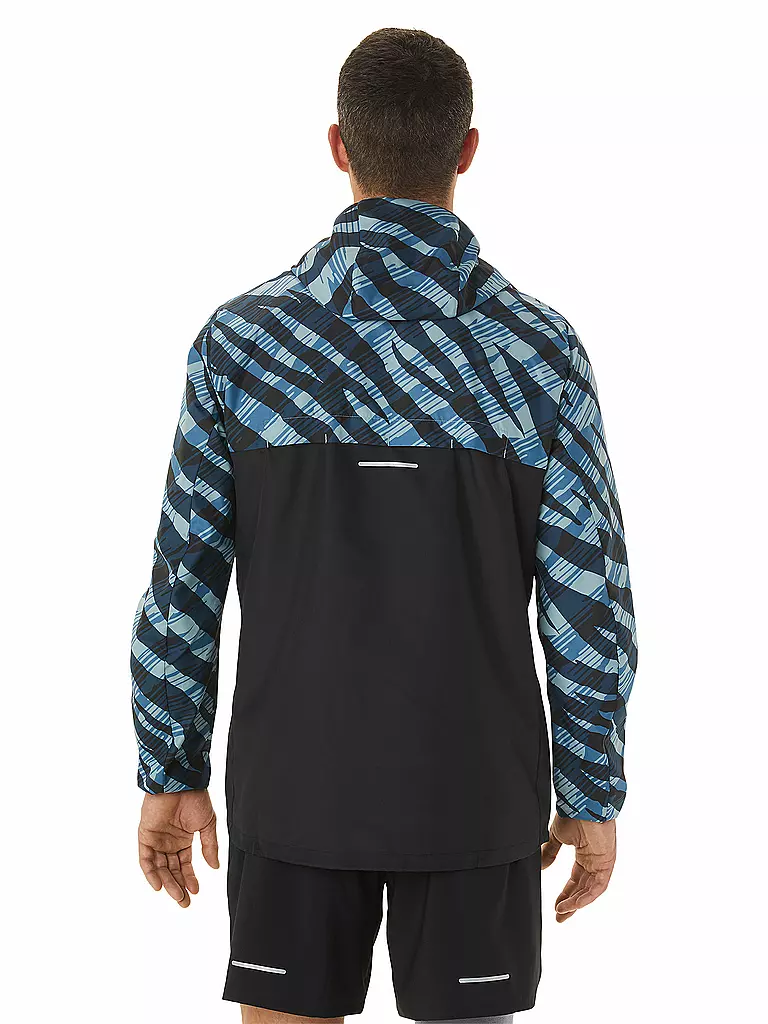 ASICS | Herren Laufjacke Wild Camo Anorak | Blu