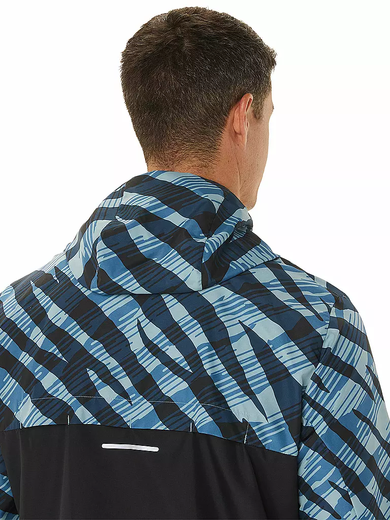 ASICS | Herren Laufjacke Wild Camo Anorak | Blu