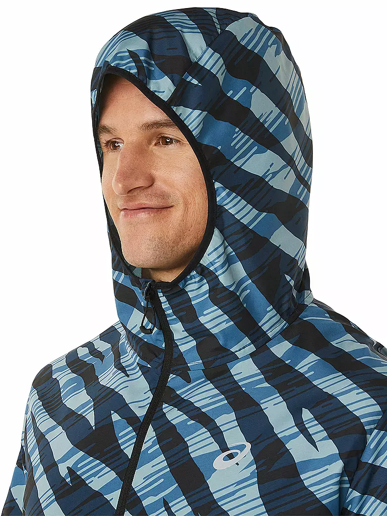 ASICS | Herren Laufjacke Wild Camo Anorak | Blu