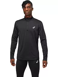 ASICS | Herren Laufshirt Core LS 1/2 Zip Winter | Nero