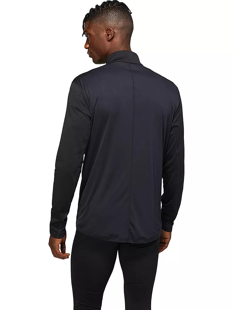 ASICS | Herren Laufshirt Core LS 1/2 Zip Winter | Nero