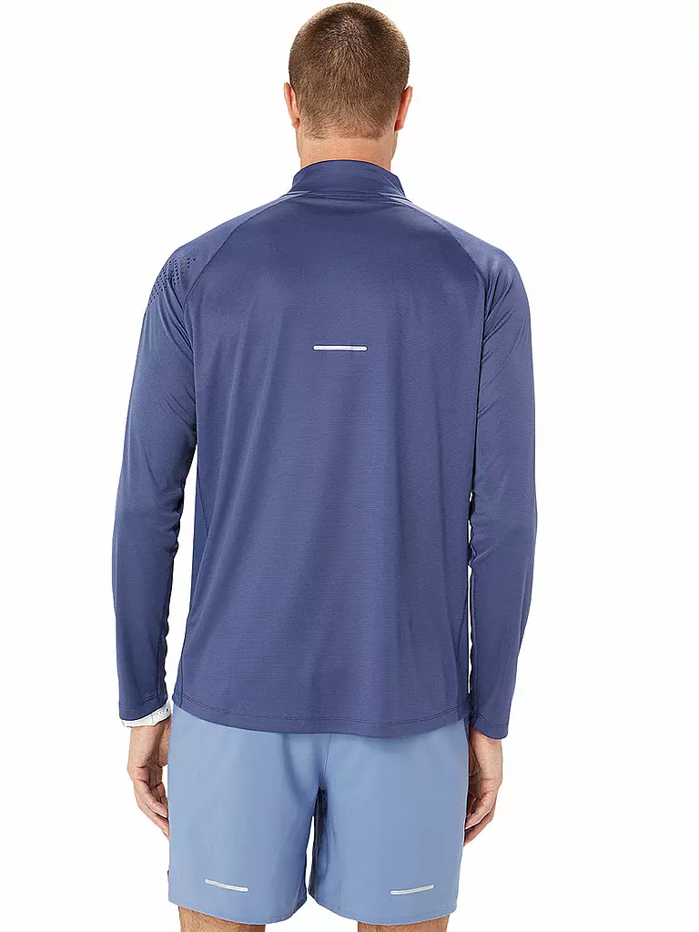 ASICS | Herren Laufshirt Icon LS 1/2 Zip | Blu