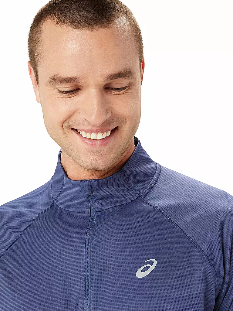 ASICS | Herren Laufshirt Icon LS 1/2 Zip | Blu
