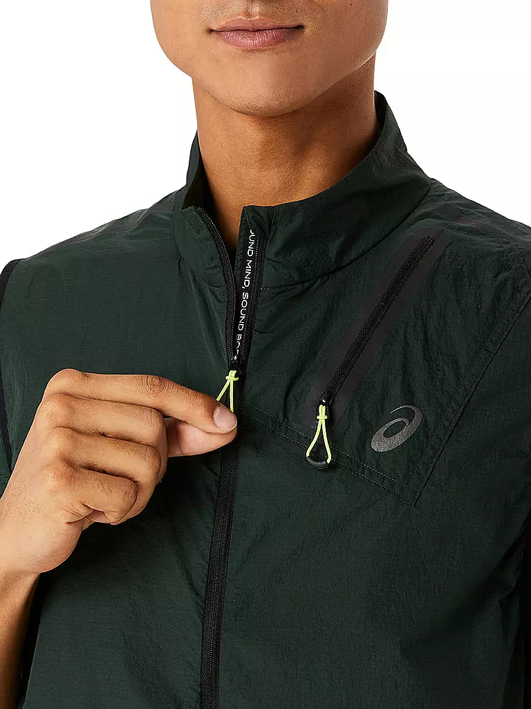 ASICS | Herren Laufweste METARUN™ Packable Vest | Oliva