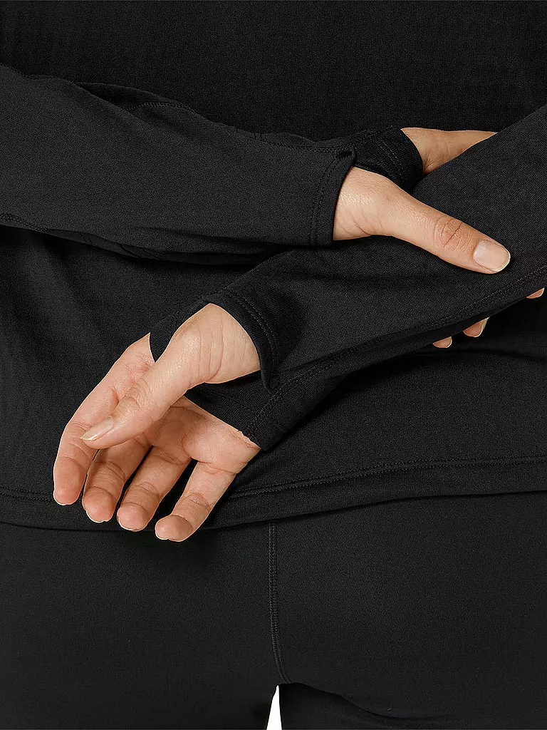 ASICS | Maglia da running da donna Road Winter 1/2 Zip | Nero