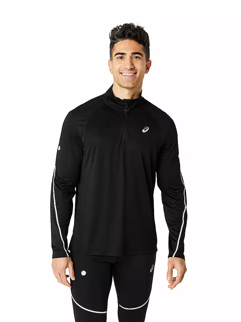 ASICS | Maglia da running da uomo Road Lite-Show 1/2 Zip | Nero