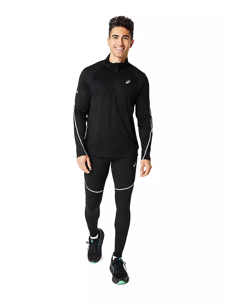 ASICS | Maglia da running da uomo Road Lite-Show 1/2 Zip | Nero