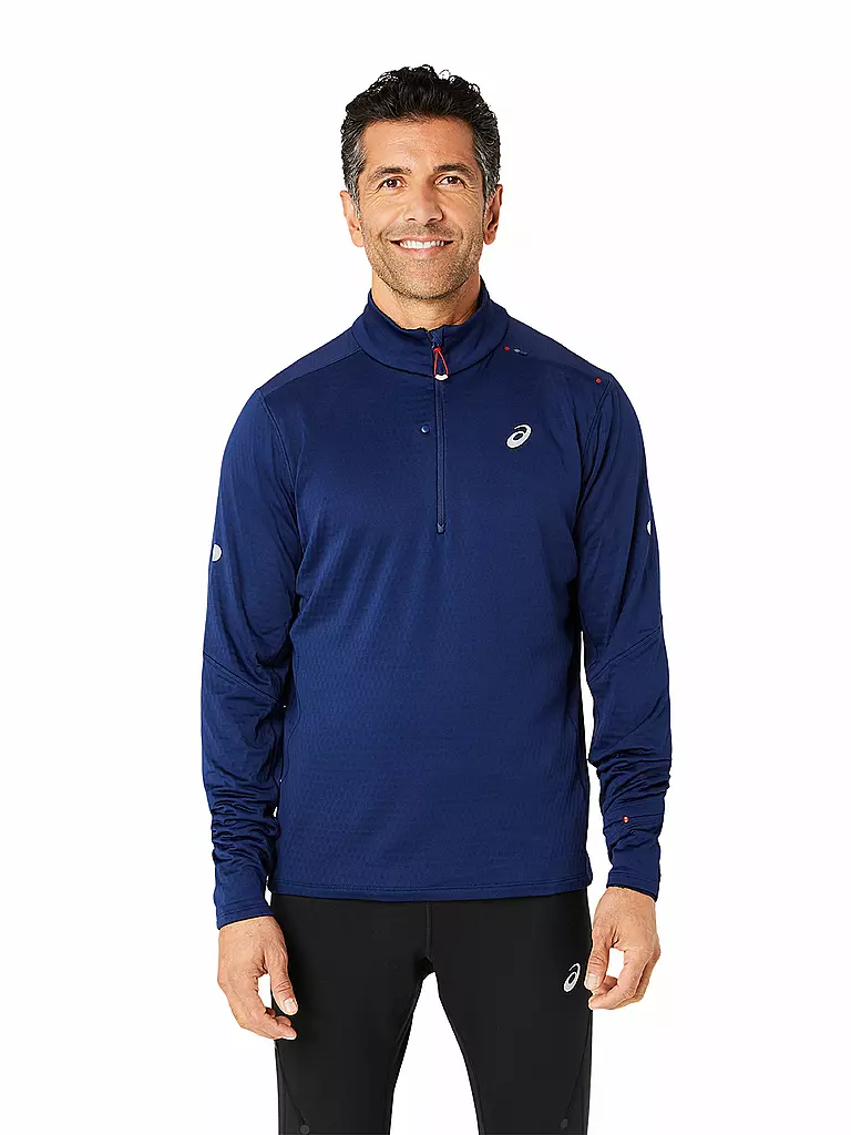 ASICS | Maglia da running da uomo Road Winter 1/2 Zip | Blu