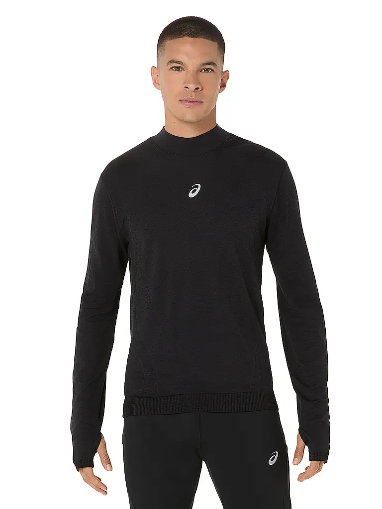 ASICS | Maglia da running da uomo Road Winter Seamless | Nero