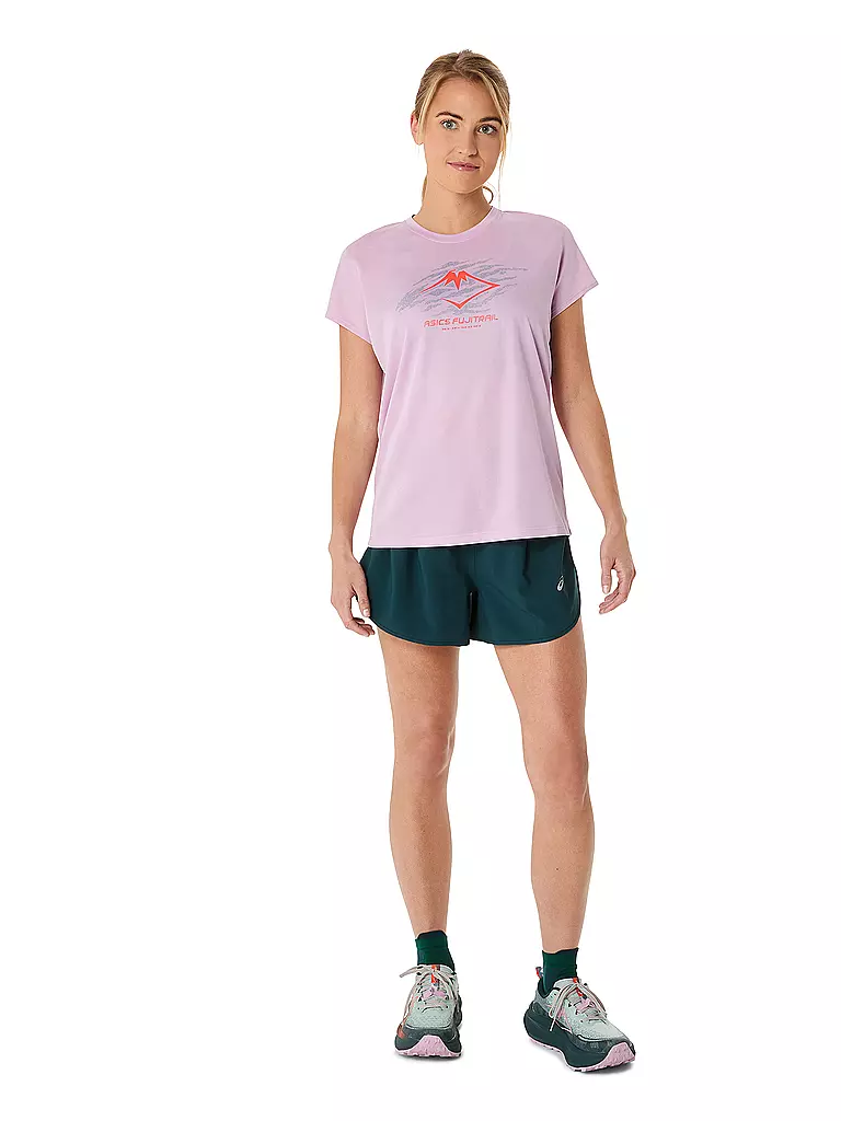 ASICS | Maglietta da running da donna Fujitrail Logo SS Top | Rosa