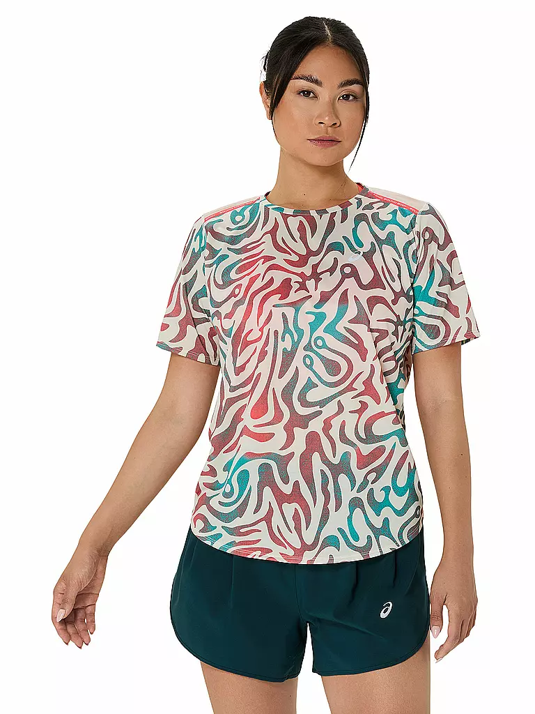 ASICS | Maglietta da running da donna Road All Over Print SS Top | Multicolore