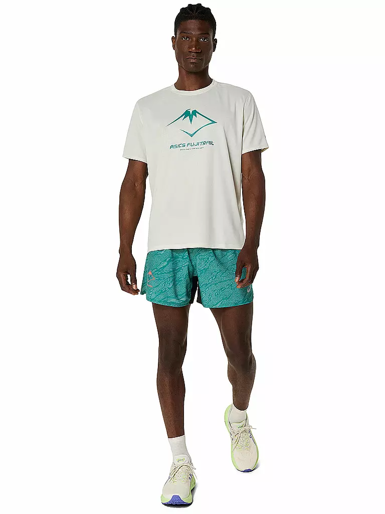 ASICS | Maglietta da running da uomo Fujitrail Logo SS Top | Bianco