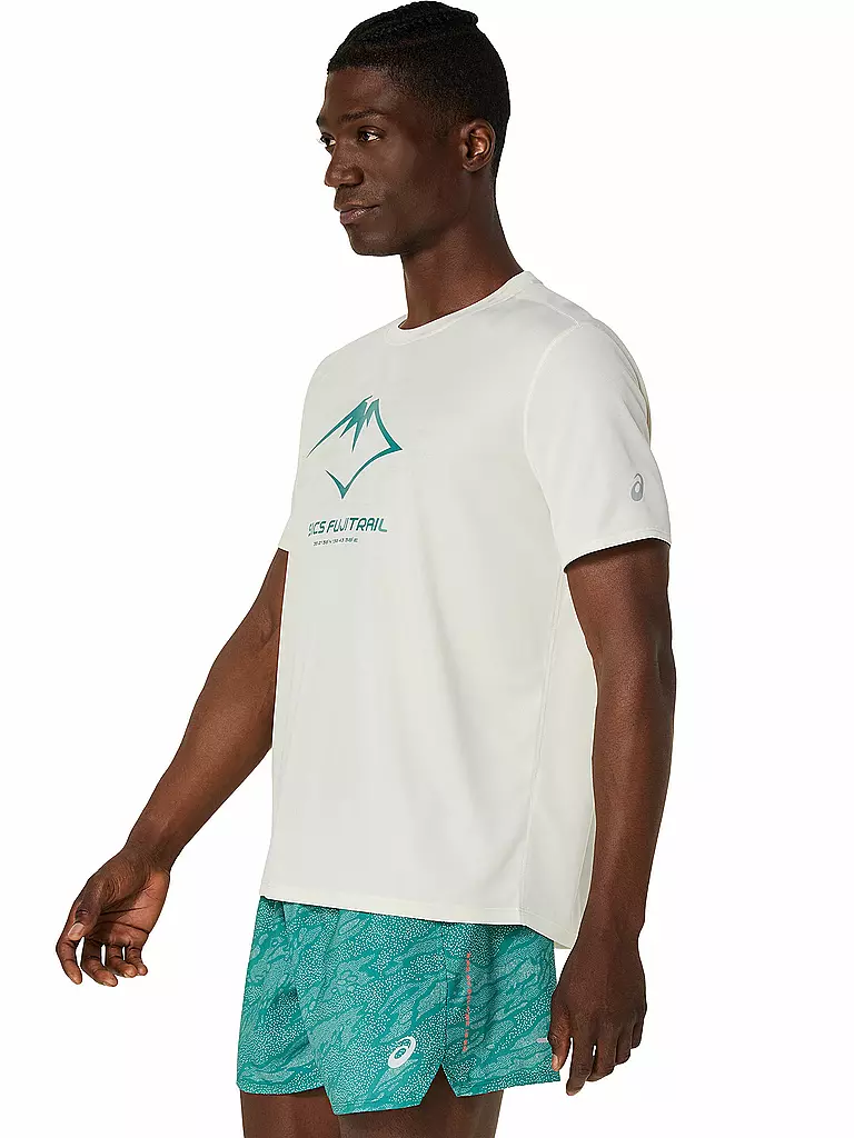 ASICS | Maglietta da running da uomo Fujitrail Logo SS Top | Bianco