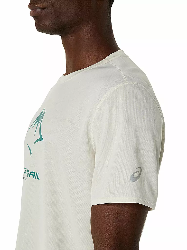 ASICS | Maglietta da running da uomo Fujitrail Logo SS Top | Bianco